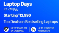 Amazon - Laptop Days | Starting 12990 + Bank offers + Exchange benefits & More