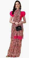 Granthva Fab Women's Embellished Silk Blend Fancy Saree with Blouse Piece