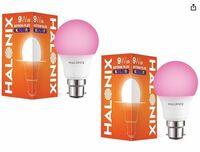 Halonix LED BULB ASTRON PLUS 9W B22 PINK PACK 2