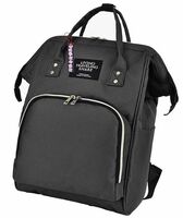 BEMBIKA Diaper Bags for Mom and Dad, Diaper Bags for mom and Baby, Mummy Bag for Multi-Function Waterproof and Large Capacity (Black)