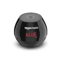  amazon basics 5W Mini–Bluetooth Speaker with Upto 30Hrs Playtime, TWS Function, Powerful Bass, Immersive Sound, 40mm Driver BT 5.0, MicroSD Card Slot, USB Support, and IPX5 Water Resistance (Black) 