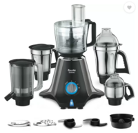 Preethi Zodiac 750 W Juicer Mixer Grinder  (MG-218 | 5 Jars | Black/Light Grey)