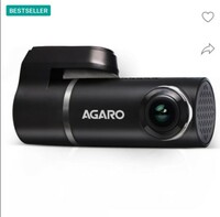AGARO Alpha Car Dash Camera, Dashboard Recorder, 3MP, 140 Degree Wide Angle, In-car Camera System