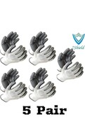 Take a look at this 7SHIELD 5 PAIR Cut Resistant Hand Safety Gloves Cut-Proof Protection with Rubber Grade Nylon  Safety Gloves on Flipkart