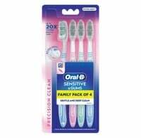 Zepto - Oral-B Sensitive Ultrathin Family pack of Extra Soft Toothbrushes (location specific)