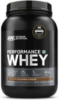 Optimum Nutrition (ON) Performance Powder, 24g Protein, 5g BCAA (1 kg, Chocolate Milkshake)