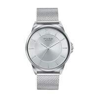 Sonata Poze Quartz Silver Dial Silver Metal Strap for Men-SP70042SM01 