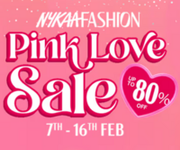 Nykaa Fashion Pink Love Sale - Upto 80% off + Extra 20% off + Combo offers & More (7-16 Feb)