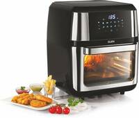 Glen SA 3046 DSS Oven, 1800W, 10 Preset Menu, Electric Toaster Oven, Digital Display, Bake, Roast, Toast, Defrost, Black Air Frye