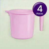 Joyo Plastics Dolphin Bathroom Mug - 1100 ml ( Assorted ) 1 pc X 4 Combo (location specific)