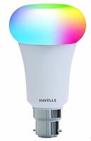 Havells Glamax White & Yellow 9W B22 WiFi LED Smart Bulb Compatible With Amazon Alexa