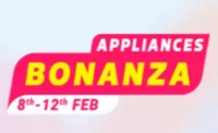 Flipkart Appliances Bonanza Sale - Upto 60% off + 10% Off on SBI, HDFC, BOB, IDFC & more Bank Credit Card