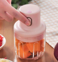 Electric Mini Garlic Chopper 250ML, Portable Mini Food Chopper with USB Charging
