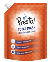 Amazon Brand Presto! Total Wash Detergent Liquid 2 Ltr and other items [location specific]