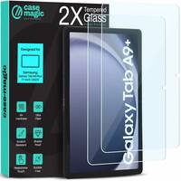 case-magic Pack of 2 Tempered Glass for Samsung Galaxy Tab A9 Plus 11 Inches