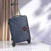 Swiss Military Large Cabin Suitcase (75 cm) 8 Wheels - MOSAIC Hard Top 28 Inch Luggage Trolley Bag 