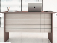 Alston Workstation In Light Balliness Pine & Cloud Ash Finish With Drawer