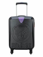 Skybags Wakanda Cabin Trolley Bag, Small-51cms | Hard-Sided Trolley Bag for Travel (Black)