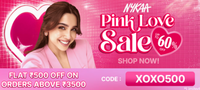 Nykaa Pink Love Sale - Flat Rs.500 Off on Orders above Rs.3500