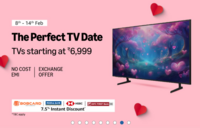Amazon The Perfect TV Date Sale - Starting 6999 + 7.5% off on BOB, HSBC & more bank cards