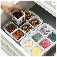 Flipkart SmartBuy Plastic Fridge Container - 2200 ml  (Clear)