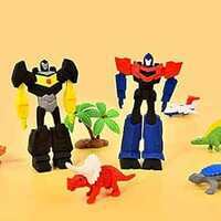 Amitasha Robot Rubber Toy 