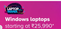 Croma Laptopmania windows laptops starting at ₹25990