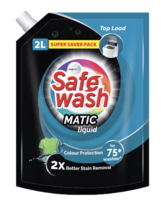 Safewash Matic Top Load Liquid Detergent 2 L [location specific]