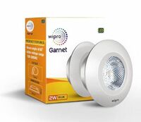 wipro Garnet 2W Led Integrated Spotlight | Blue | Compact Design for Cabinets & Wardrobes | Pack of 1 - Aluminium