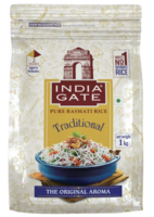 Grocery INDIA GATE Traditional Pure Aged to Perfection Basmati Rice and other items [location specific]