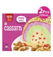 Kwality Wall's Cassatta Frozen Dessert Slice (125ml×2)