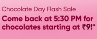Swiggy Instamart Chocolate Day Flash Sale : Chocolates at ₹9 