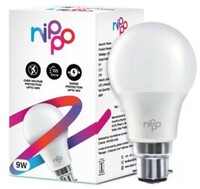 Nippo 9 W Round Led Bulb, 6500 Kelvin (White)