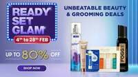 JioMart Ready Set Glam Sale - Upto 80% off