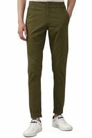 Van Heusen Sport Men's Regular Casual Pants (VSTFWEZFT11984_Olive