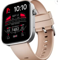 boAt Storm call 3 w/TBT Navigation,Watch Face Studio,1.83''(4.6 cm)HD Display,QR Tray Smartwatch  (Salmon Peach Strap, Free Size)