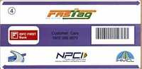 IDFC RFID Tag (Self Activation in 5 Mins, Tag Balance 100 + Security Deposit 200 + Full KYC 300, QR Code Enabled)