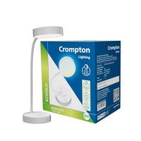 Crompton Deskmate | Table Lamp | Desk Light | 5W | Sleek & USB Rechargable | Colour Changing | Smooth Dimming | Flexible & Adjustable Neck | Flame Safe Technology| Pack of 1