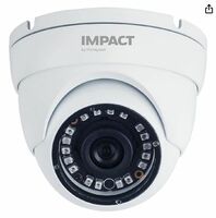 IMPACT by Honeywell 5MP high Resolution Dome CCTV Wired Camera I Metal Housing-White