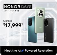 Amazon Honor Days - Upto 42% Off Starting from Rs 17999 (11-15 Feb)