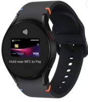 SAMSUNG Galaxy Watch FE, 40mm BT, Sapphire Crystal Display, Sleep Coach, Fall Detection  (Black Strap, Small)