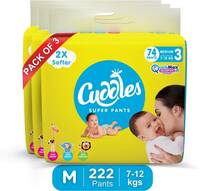Upto 63% Off on Cuddles Super Pants Baby Diapers