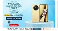 Upto 80% Off + 10% off with HDFC Bank Cards on Mobiles & Electronic Fest  [11- 15 Feb ]