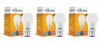 Wipro 10 W Standard B22 Basic LED Bulb  (White, Pack of 3)