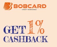 Get 1% cashback up to Rs 1,000 on Insurance Category with BOB Rupay Credit Card