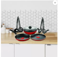 Pigeon Mio Gift Set Non-Stick Coated Cookware Set  (Aluminium, 8 - Piece)