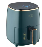 Pigeon Healthifry Digital with 360 High Speed Air Circulation Technology 1200 W with Non-Stick Basket - Green Air Fryer(4.2 L)