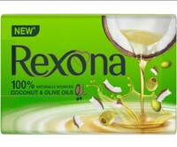 Rexona Coconut and Olive Oil Soap For Silky Smooth Skin, 4X100 g  