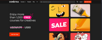 Domestika : Free 1000 Courses for Creative Peoples | Illustration Craft,Marketing, Business, Photography, Video, Design, 3D & Animation Architecture, Writing, Fashion, Web & App Design, Calligraphy, etc