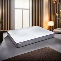 SLEEP SPA Dual Comfort 6 inch King Size Foam Mattress  (L x W: 72 inch x 72 inch)